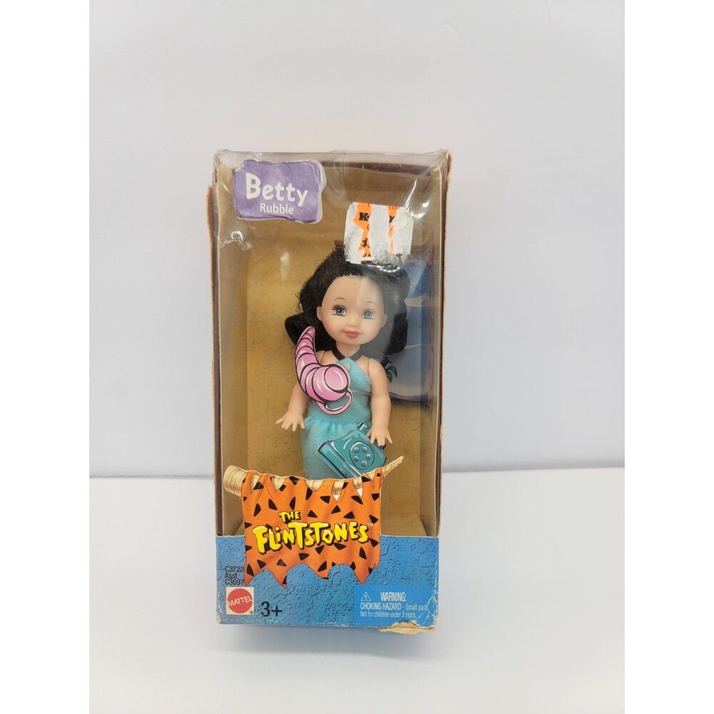 Vintage 2003 The Flintstones Betty Rubble (Kelly) Doll Mattel C3697